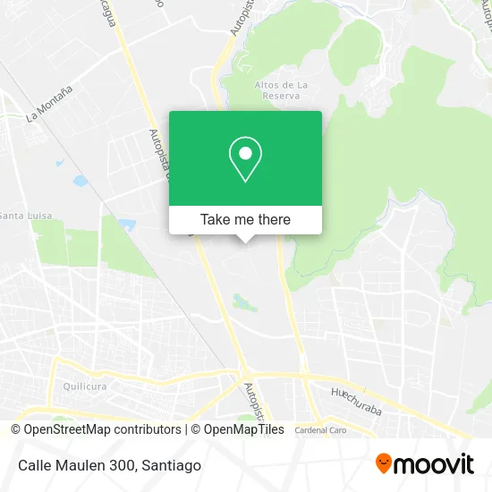 Calle Maulen 300 map