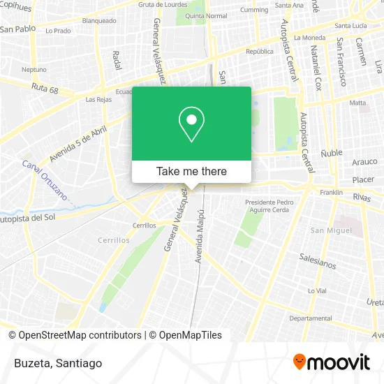 Buzeta map