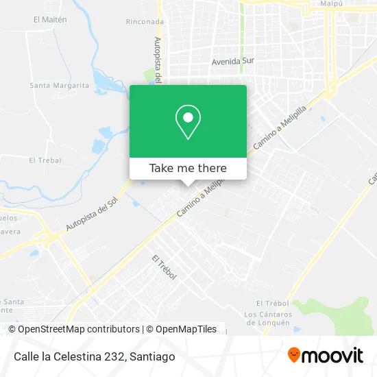 Mapa de Calle la Celestina 232