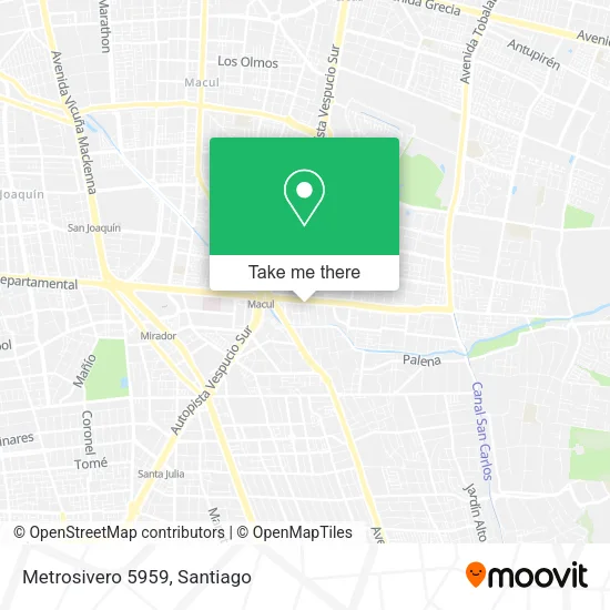 Metrosivero 5959 map