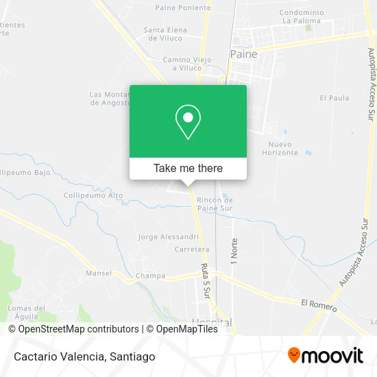 Mapa de Cactario Valencia