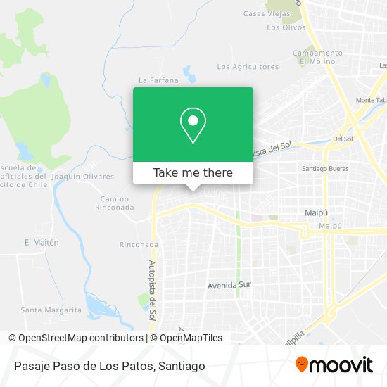 Pasaje Paso de Los Patos map