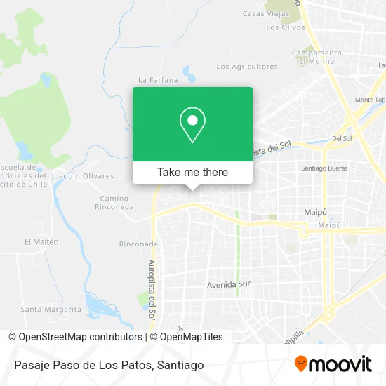 Pasaje Paso de Los Patos map