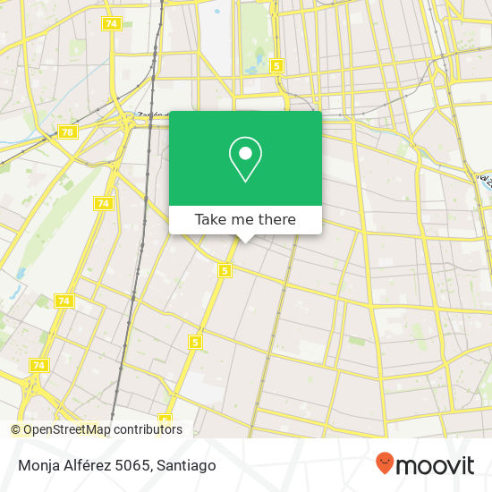 Monja Alférez 5065 map