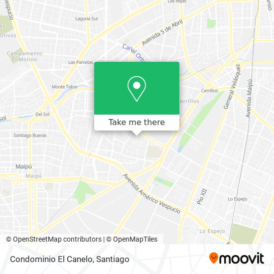 Condominio El Canelo map