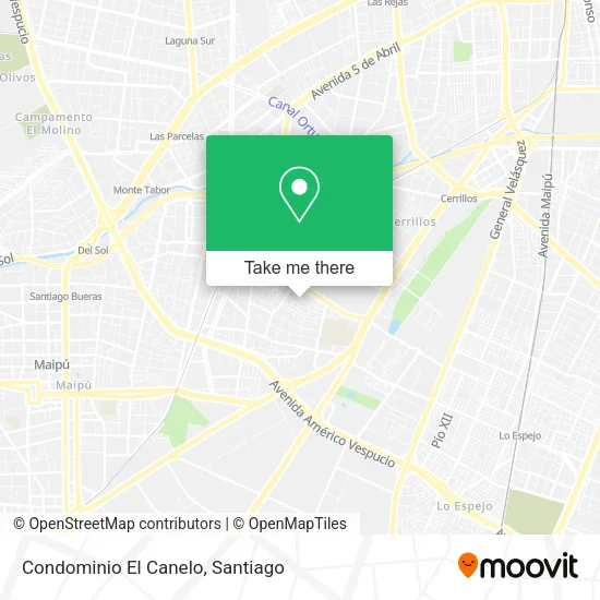 Condominio El Canelo map
