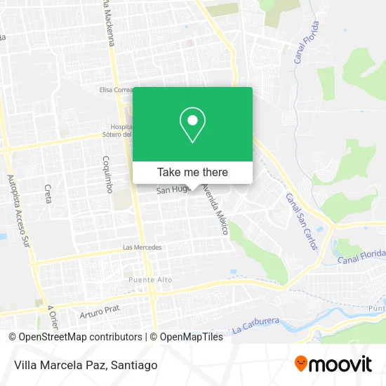 Villa Marcela Paz map