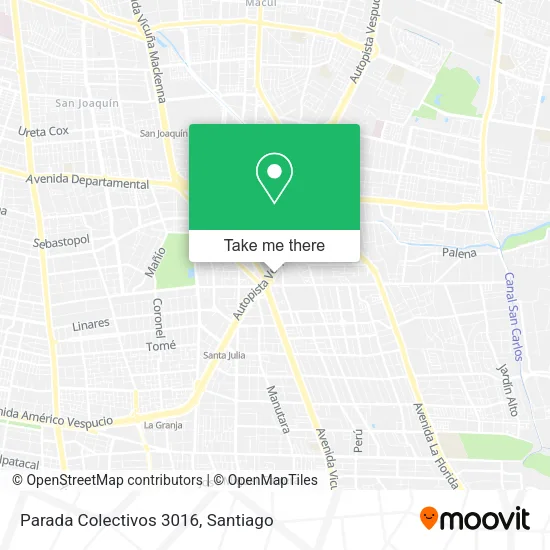 Parada Colectivos 3016 map