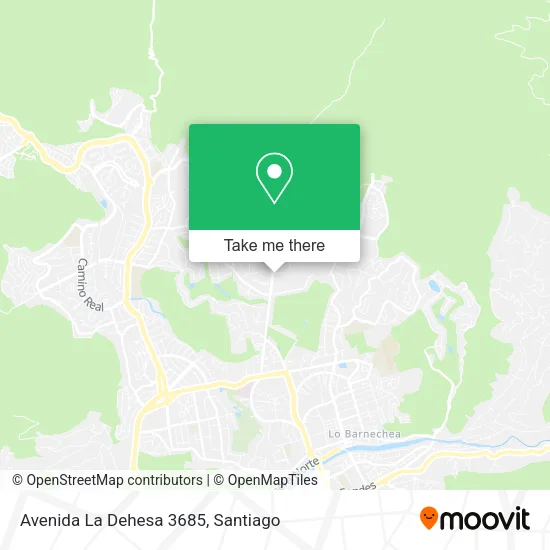 Avenida La Dehesa 3685 map