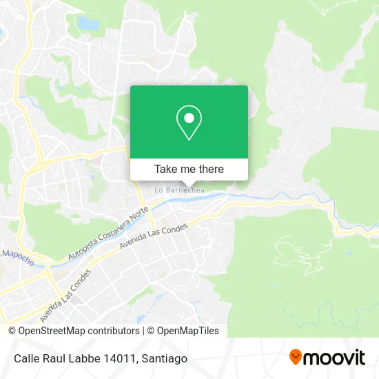 Mapa de Calle Raul Labbe 14011