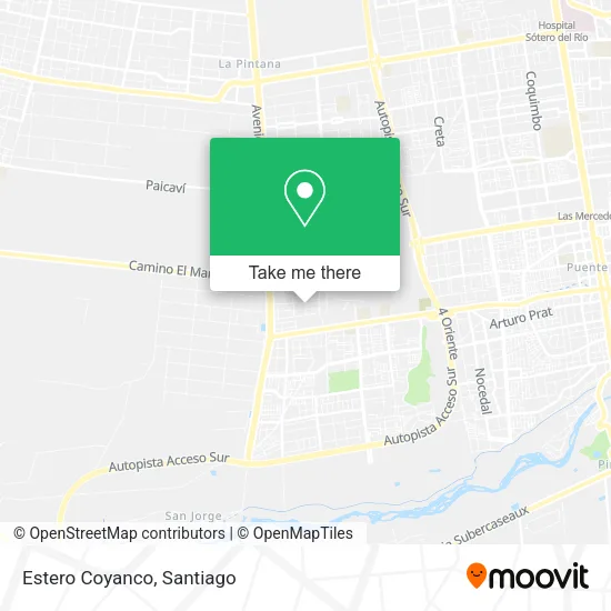Estero Coyanco map