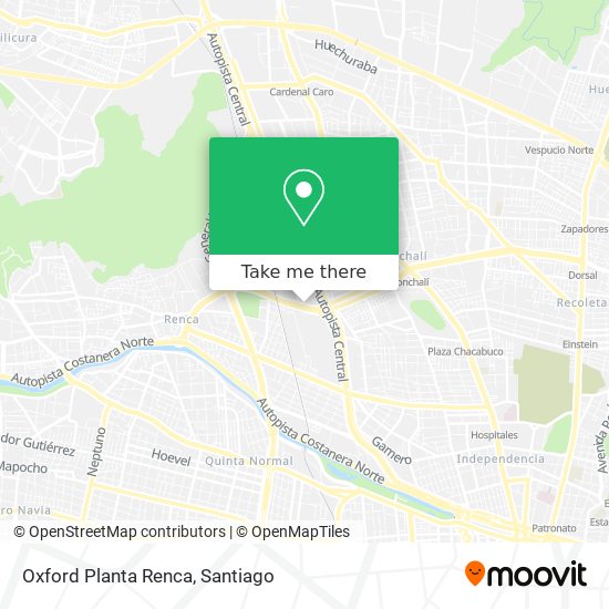 Oxford Planta Renca map