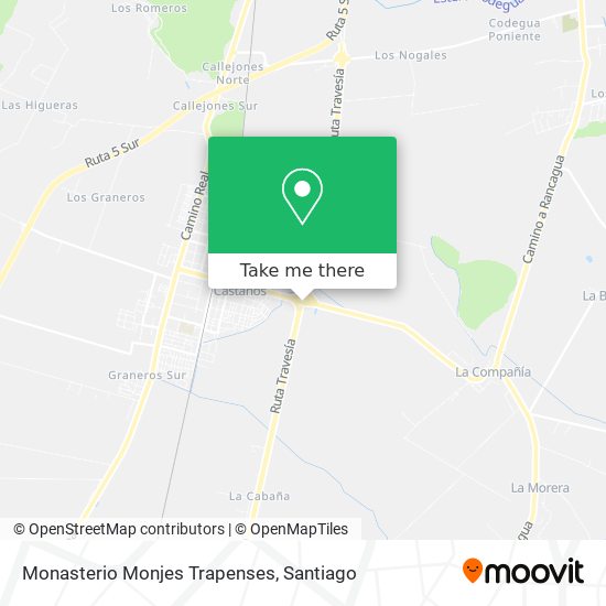 Monasterio Monjes Trapenses map