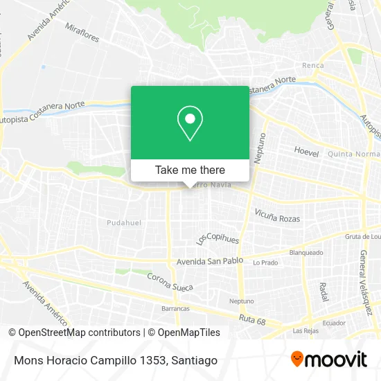Mons Horacio Campillo 1353 map