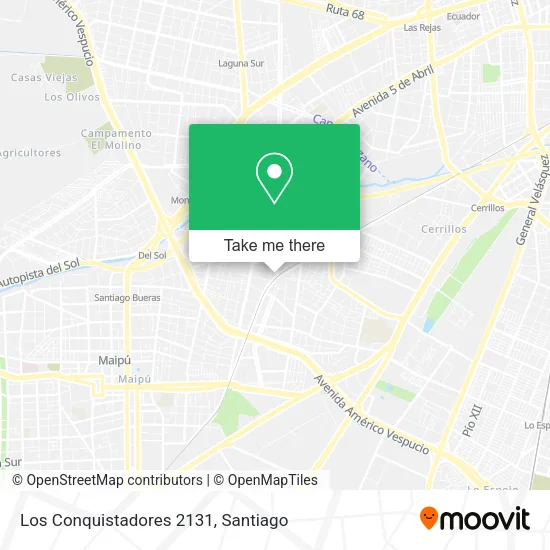 Los Conquistadores 2131 map
