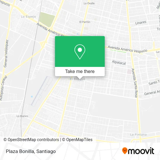 Plaza Bonilla map