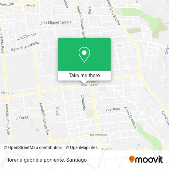 floreria gabriela poniente map