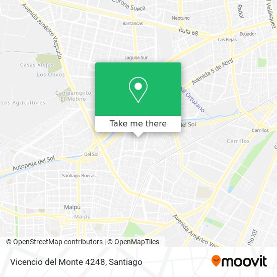 Vicencio del Monte 4248 map