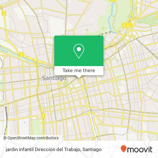 jardin infantil Dirección del Trabajo map