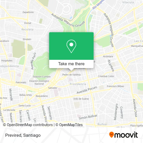 Previred map