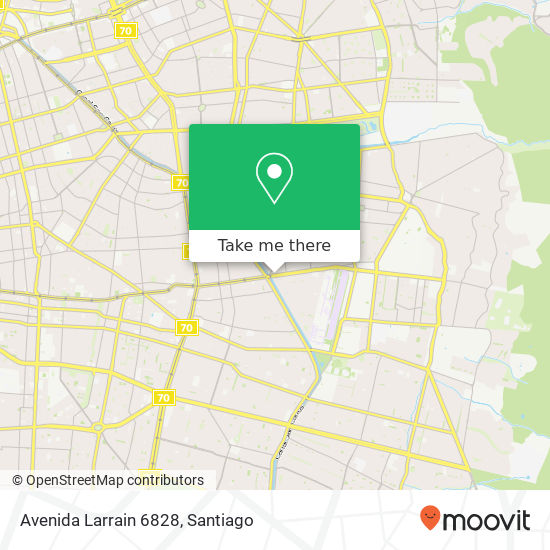 Avenida Larrain 6828 map