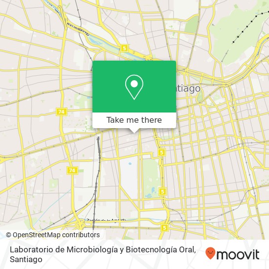 Laboratorio de Microbiología y Biotecnología Oral map