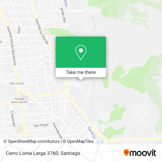 Mapa de Cerro Loma Larga 3760