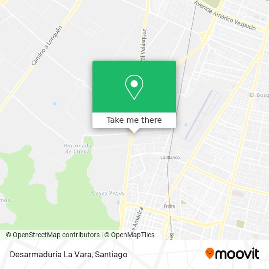 Desarmaduria La Vara map