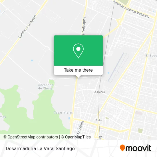 Desarmaduria La Vara map