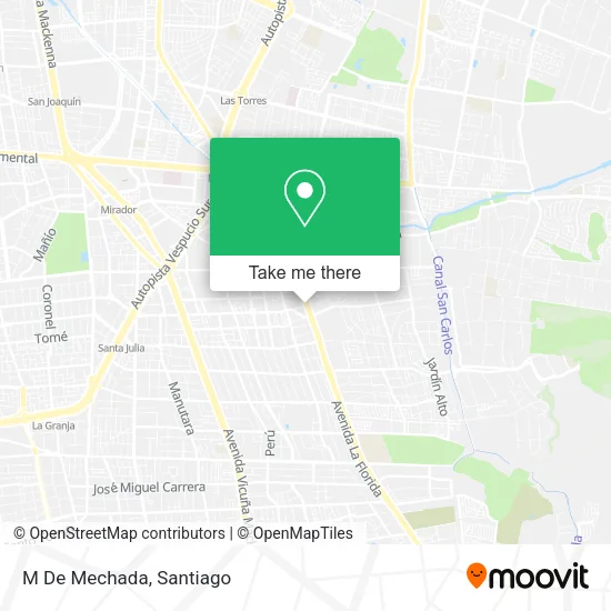 M De Mechada map