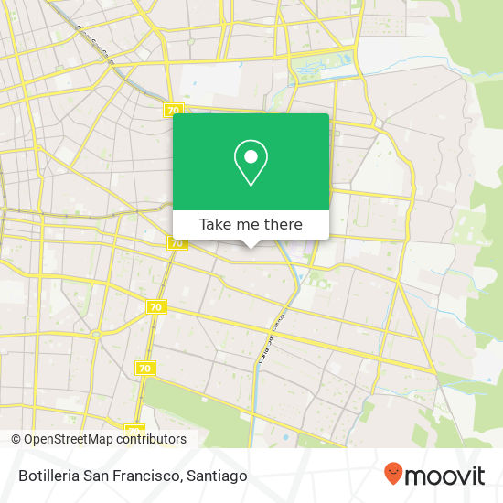 Mapa de Botilleria San Francisco