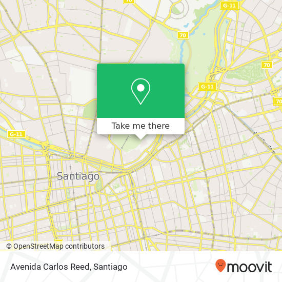 Avenida Carlos Reed map