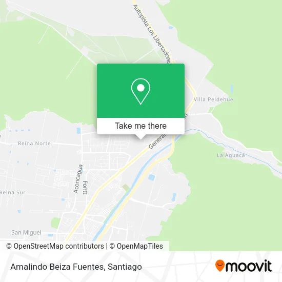 Amalindo Beiza Fuentes map