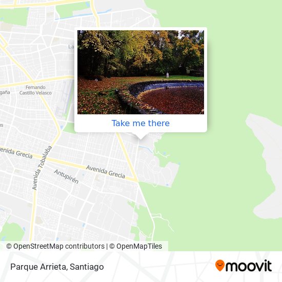 Parque Arrieta map