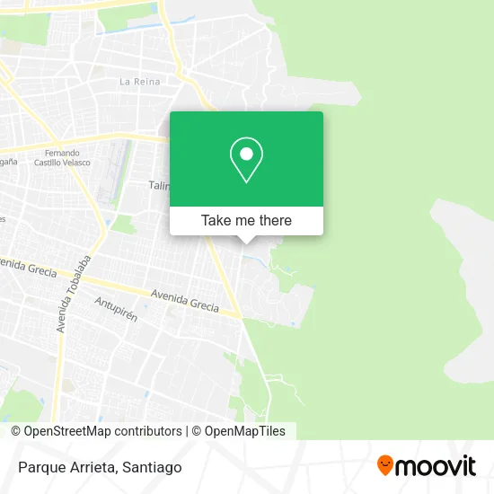 Parque Arrieta map