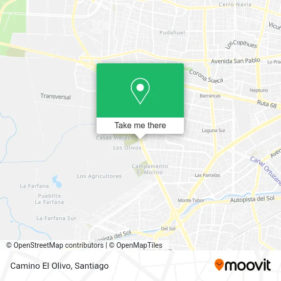 Mapa de Camino El Olivo