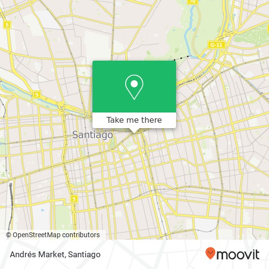 Mapa de Andrés Market