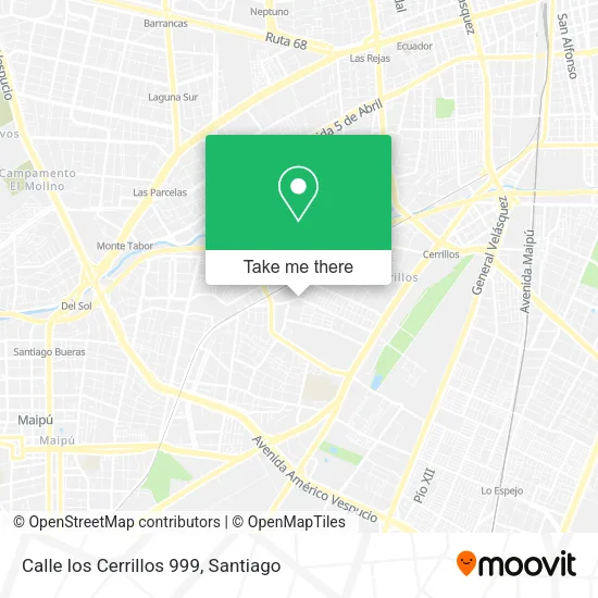 Calle los Cerrillos 999 map