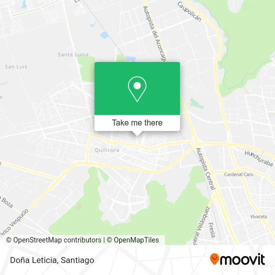 Doña Leticia map