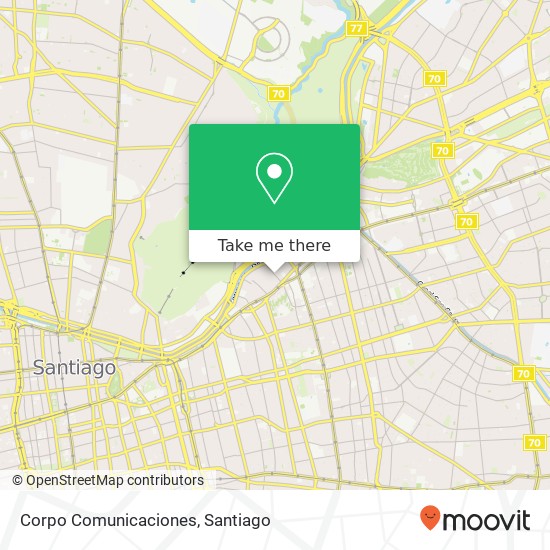 Corpo Comunicaciones map