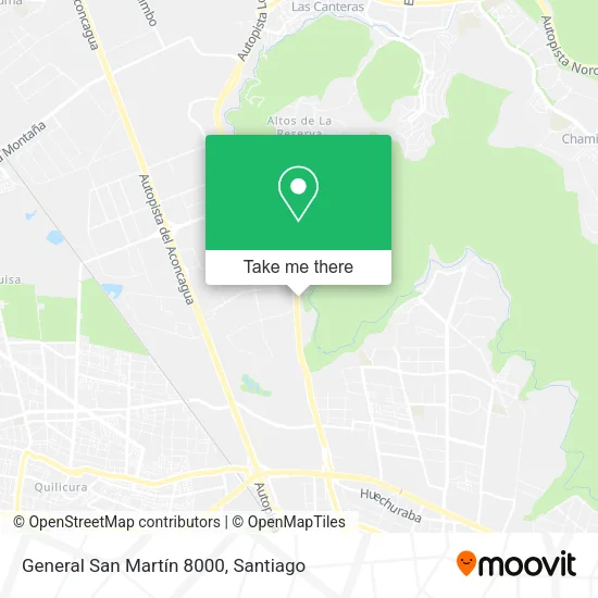 General San Martín 8000 map