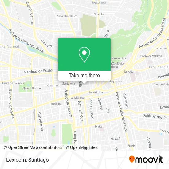 Lexicom map