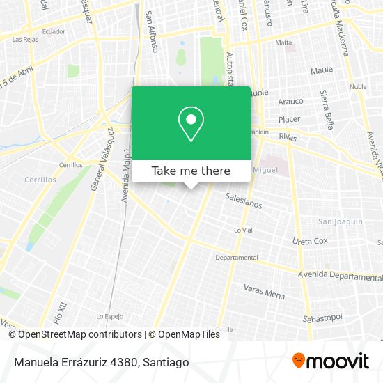Manuela Errázuriz 4380 map