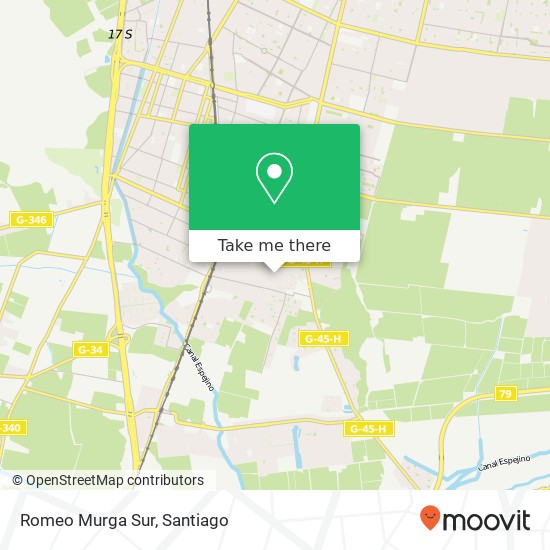 Romeo Murga Sur map