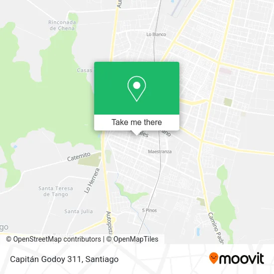 Capitán Godoy 311 map