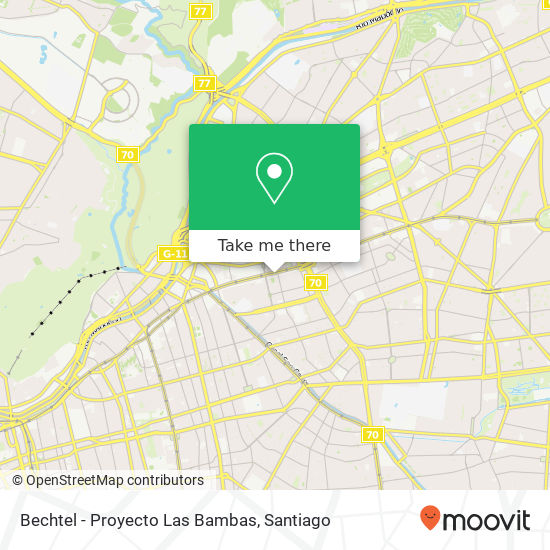 Bechtel - Proyecto Las Bambas map