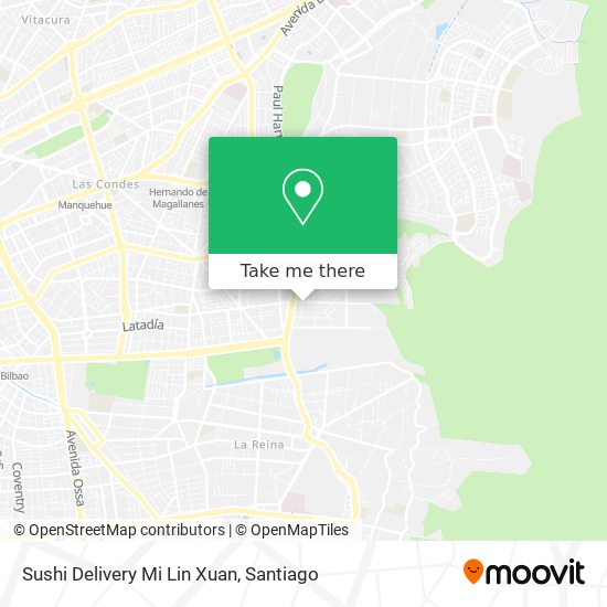 Sushi Delivery Mi Lin Xuan map