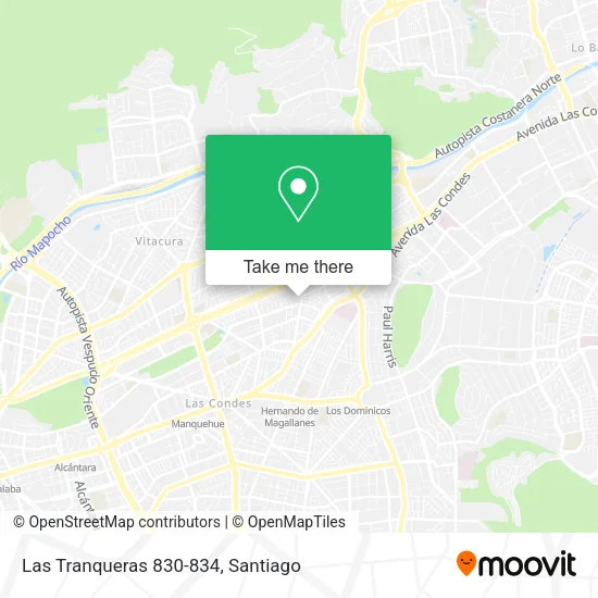 Las Tranqueras 830-834 map