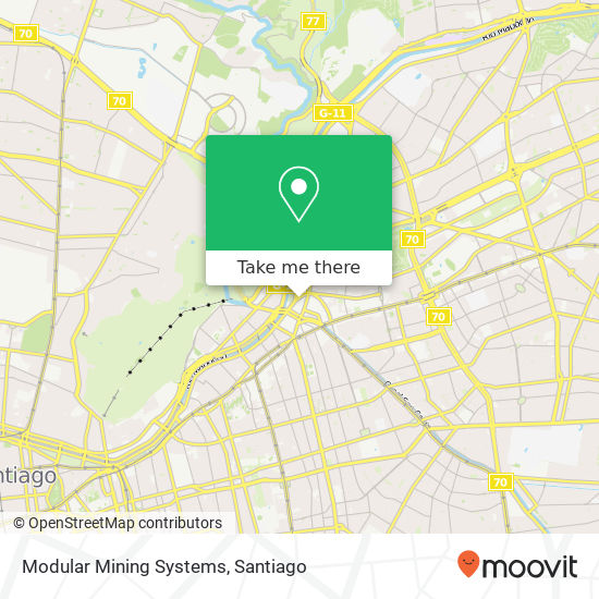 Modular Mining Systems map