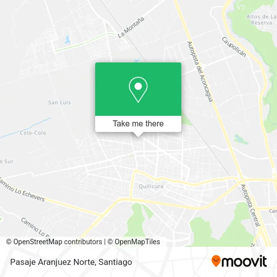 Pasaje Aranjuez Norte map